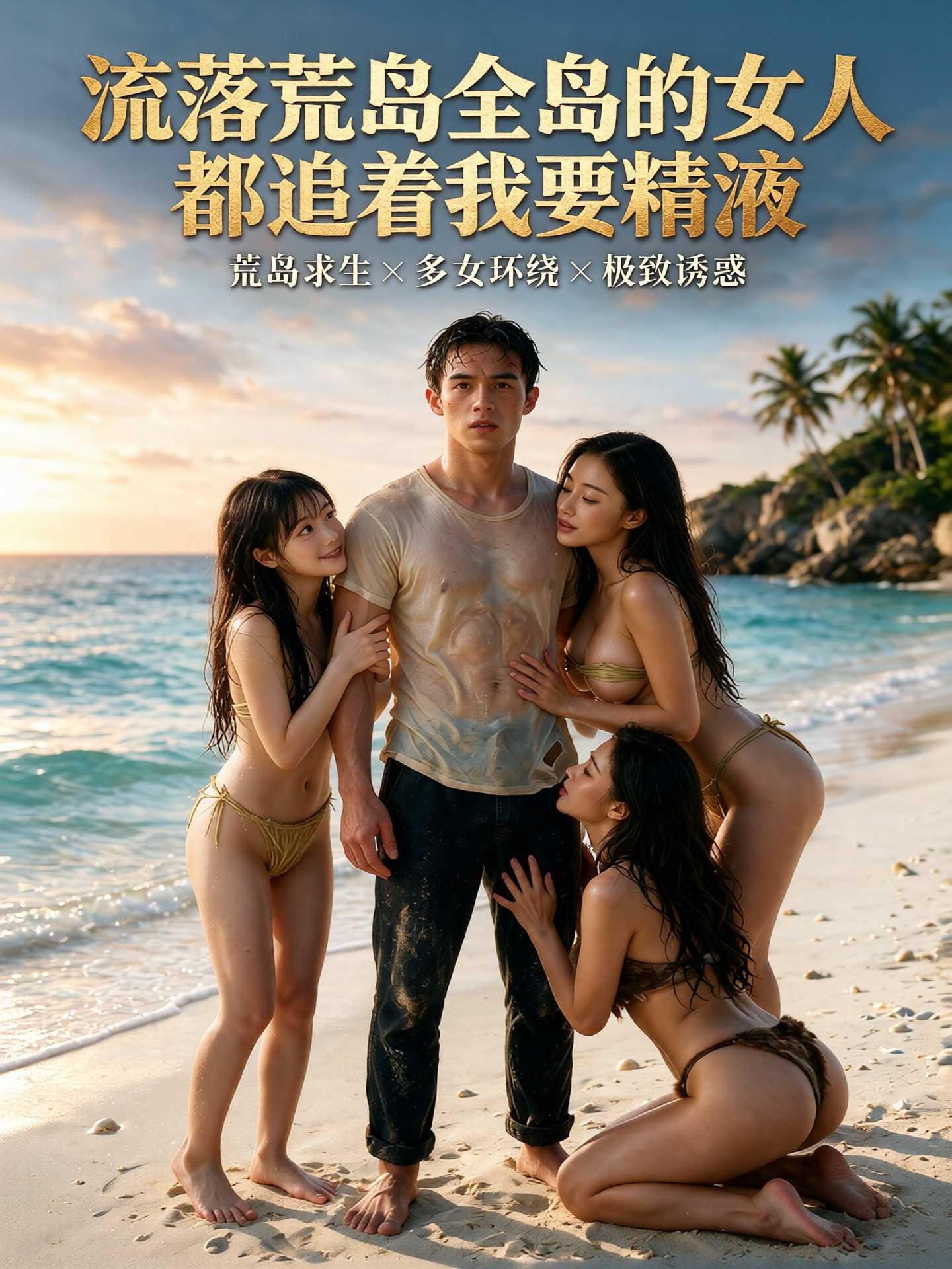 流落荒岛全岛的女人都追着我要精液